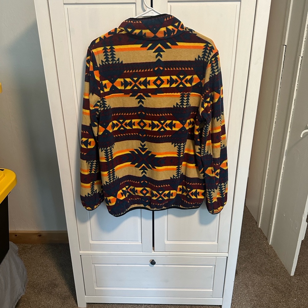 Patterned Fleece Pullover - Multicolor - image 5